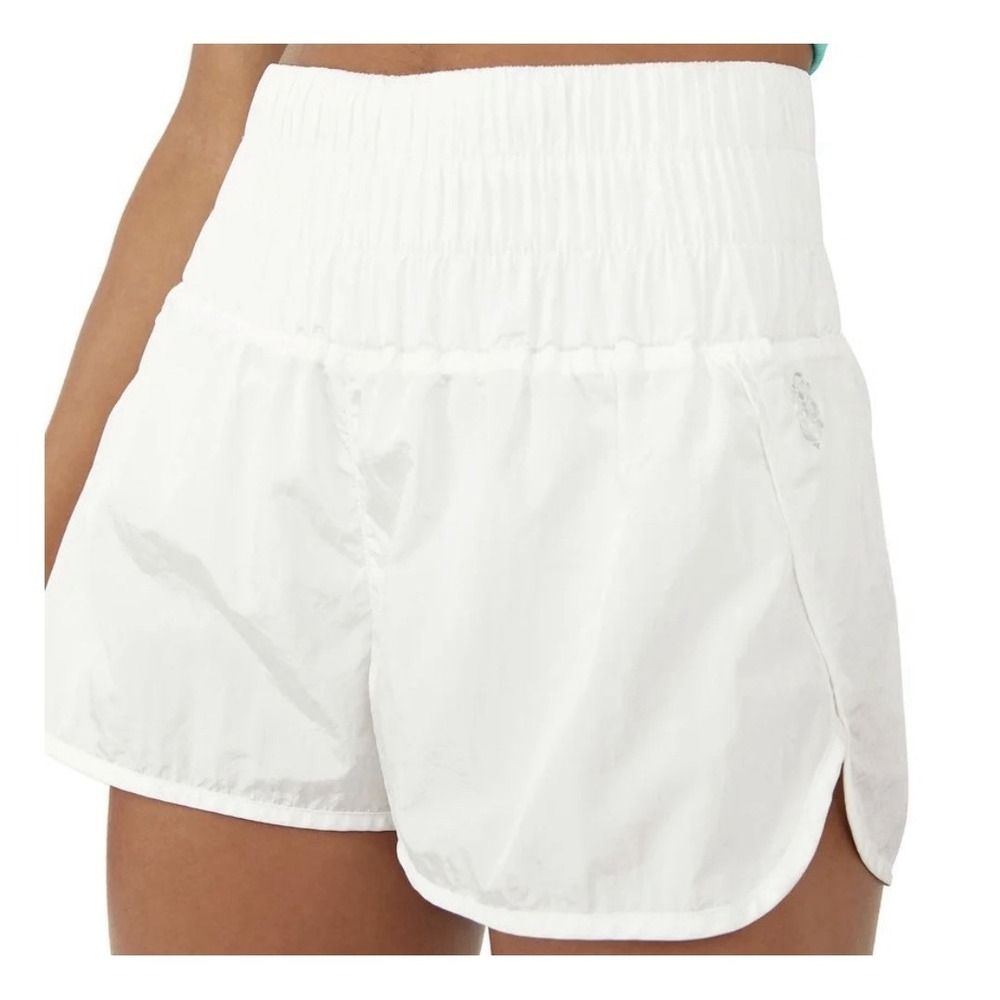 Free People Movement The Way Home Short Women's S High Rise White Yoga Athletic